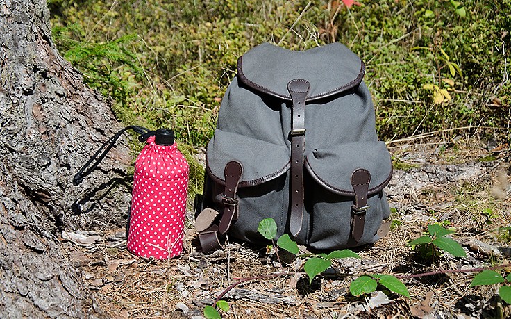 Rucksack aus Segelleinen