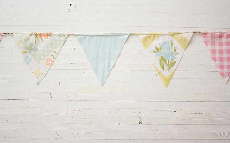 Foto: iStock.com Bunte Stoffgirlande