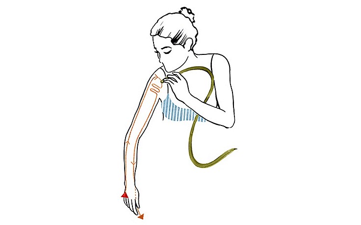 Illustration: Julia Lammers Armguss