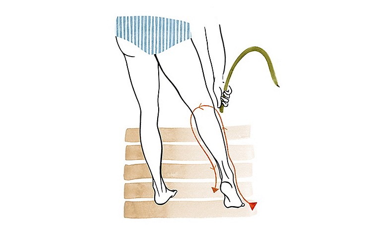 Illustration: Julia Lammers Übers Bein