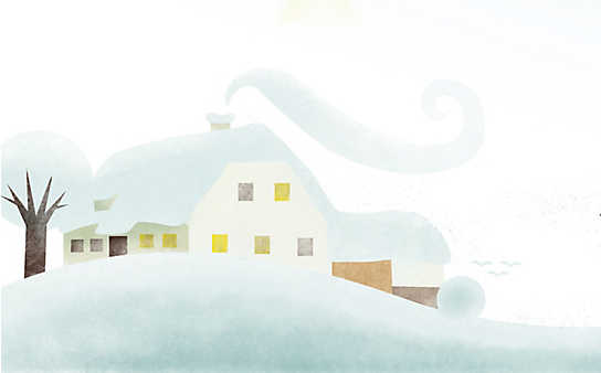 Ist Ihr Haus winterfit? - (c) Illustration: Andreas Posselt Ist Ihr Haus winterfit?