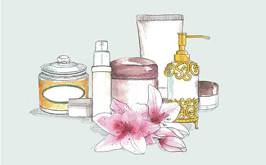 Grüne Kosmetikschule, Teil 1: So bleiben Cremen, Peelings und Öle keimfrei - (c) Illustration: Katharina Ralser Grüne Kosmetikschule, Teil 1: So bleiben Cremen, Peelings und Öle keimfrei
