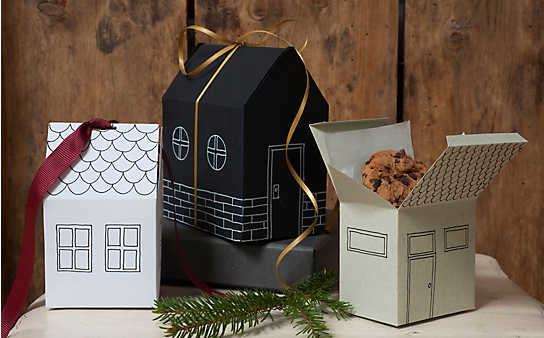 Falthäuschen als Geschenk-Verpackung - (c) Foto: Katharina Gossow Falthäuschen als Geschenk-Verpackung