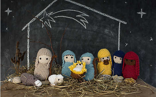 Anleitung für gehäkelte Krippenfiguren - (c) Foto: Michaela Gabler Anleitung für gehäkelte Krippenfiguren
