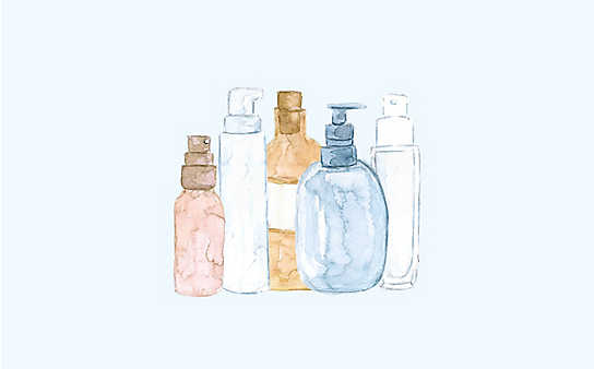 Kosmetik-Wissen: pflegende Hautöle, Teil 1 - (c) Illustration: Anna Schober Kosmetik-Wissen: pflegende Hautöle, Teil 1
