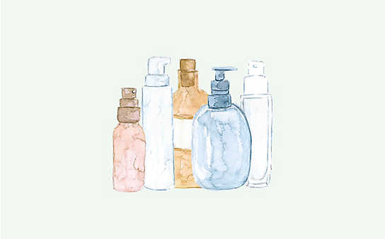 Kosmetik-Wissen: pflegende Hautöle, Teil 2 - (c) Illustration: Anna Schober Kosmetik-Wissen: pflegende Hautöle, Teil 2