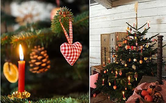 Christbaumschmuck aus Naturmaterialien - (c) Foto: Alexi Pelekanos Christbaumschmuck aus Naturmaterialien