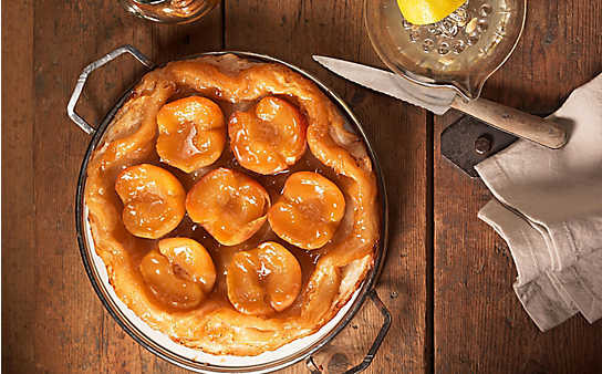 Gestürzter Apfelkuchen - (c) Foto: Eisenhut & Mayer Gestürzter Apfelkuchen