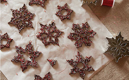 Schokosterne für den Christbaum - (c) Foto: Philip Schönauer Schokosterne für den Christbaum