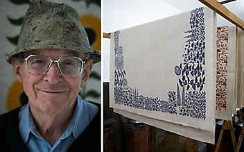 Stoffdruck nach alter Handwerksart - (c) Foto: Julia Rotter Stoffdruck nach alter Handwerksart