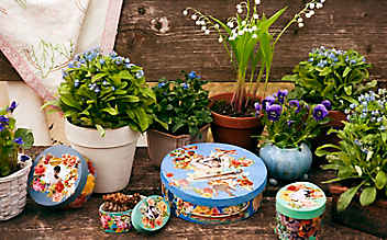 Basteln mit Kindern: personalisierte Geschenkschachteln - (c) Katharina Gossow Basteln mit Kindern: personalisierte Geschenkschachteln
