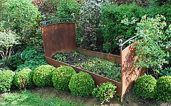 Inspiration für den Garten: So dekorativ kann Rost sein - (c) Foto: Eva Kotzmuth, Stefan Eisenhuber Inspiration für den Garten: So dekorativ kann Rost sein