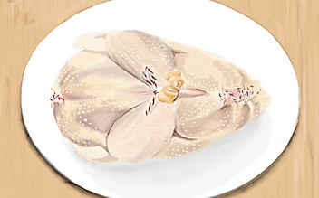 Kleine Fleischkunde: So bridieren Sie ein Huhn - (c) Illustration: Julia Schinzel Kleine Fleischkunde: So bridieren Sie ein Huhn