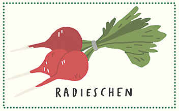 Diese Gemüsesorten haben im April Saison - (c) Illustration: Katrin Wiehle Diese Gemüsesorten haben im April Saison