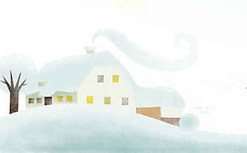 Ist Ihr Haus winterfit? - (c) Illustration: Andreas Posselt Ist Ihr Haus winterfit?