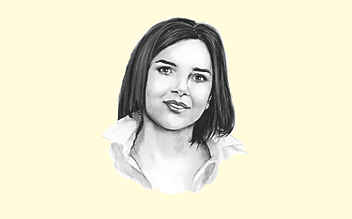 Gabriela Nedoma ganz persönlich - (c) Illustration: Roland Vorlaufer Gabriela Nedoma ganz persönlich
