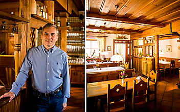 Spezialität im Gasthaus Schwarz: gebackener Karpfen - (c) Foto: Michael Reidinger Spezialität im Gasthaus Schwarz: gebackener Karpfen