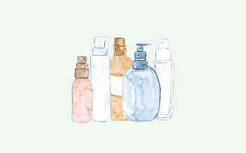 Kosmetik-Wissen: pflegende Hautöle, Teil 2 - (c) Illustration: Anna Schober Kosmetik-Wissen: pflegende Hautöle, Teil 2
