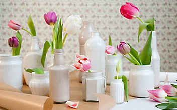 Bilder-Galerie: Dekorieren mit Tulpen - (c) Foto: Katharina Gossow Bilder-Galerie: Dekorieren mit Tulpen