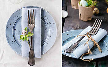 Inspiration: 5 Deko-Ideen für Tischgedecke - (c) Foto: Mauritius Images Inspiration: 5 Deko-Ideen für Tischgedecke