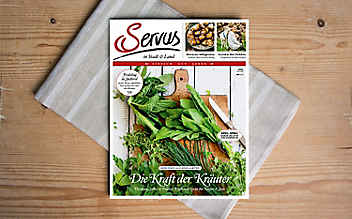 Die April-Ausgabe von Servus in Stadt & Land – jetzt erhältlich! Die April-Ausgabe von Servus in Stadt & Land – jetzt erhältlich!