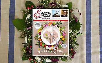 Die Mai-Ausgabe von Servus – jetzt erhältlich!
- (c) Foto: Anna Schober Die Mai-Ausgabe von Servus – jetzt erhältlich!