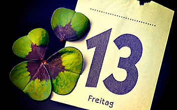 Angst vor Freitag, dem 13.? - (c) Foto: Mauritius Images Angst vor Freitag, dem 13.?