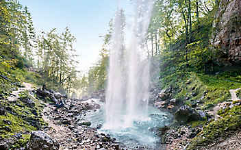 9 besondere Wasserfälle - (c) Foto: Kärnten Werbung Gert Steinthaler 9 besondere Wasserfälle