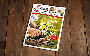 Die September-Ausgabe des Servus-Magazins ist jetzt erhältlich!
- (c) Foto: Servus Die September-Ausgabe des Servus-Magazins ist jetzt erhältlich!
