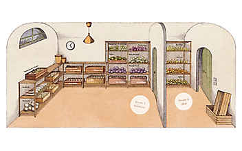 Obst und Gemüse richtig lagern - (c) Illustration: Julia Lammers Obst und Gemüse richtig lagern