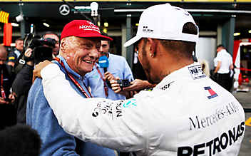 Fast-Weltmeister Hamilton erhielt Anruf von Lauda - (c) GEPA pictures/ XPB Images Fast-Weltmeister Hamilton erhielt Anruf von Lauda