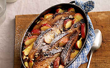 Scheiterhaufen mit Äpfeln - (c) Foto: Eisenhut & Mayer Scheiterhaufen