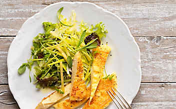 Eierstich mit Lauch-Bergkäse-Salat - (c) Eisenhut & Mayer Eierstich