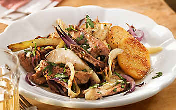 Restlessen von der Gans mit Birne und Fenchel - (c) Foto: Eisenhut & Mayer Restlessen von der Gans