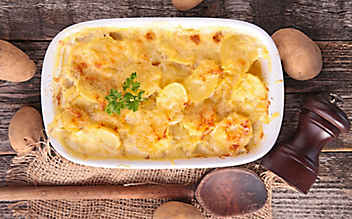 Erdäpfel-Gratin - (c) Foto: Thinkstock Photos Erdäpfelgratin