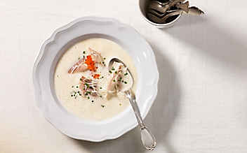 Räucherfisch-Suppe - (c) Foto: Eisenhut & Mayer Räucherfisch-Suppe