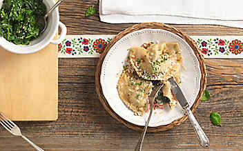 Gefüllte Roggentaschen - (c) Foto: Eisenhut & Mayer Gefüllte Roggentaschen