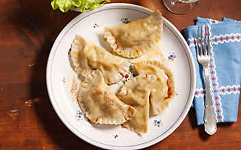 Gefüllte Schlipfkrapfen - (c) Foto: Eisenhut & Mayer Schlipfkrapfen