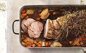 Schopfbraten im Heu - (c) Eisenhut & Mayer Schopfbraten