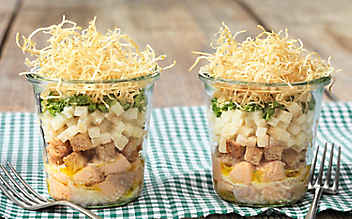 Sellerie mit Lachsforelle im Glas - (c) Foto: Eisenhut & Mayer Lachsforelle