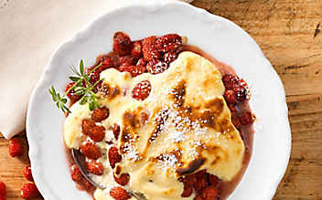 Gratinierte Walderdbeeren - (c) Foto: Eisenhut & Mayer Walderdbeeren