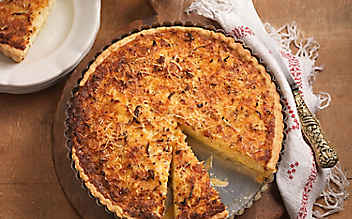 Krautkuchen mit Bergkäse - (c) Foto: Eisenhut & Mayer Krautkuchen