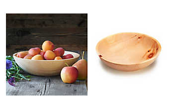 Schüssel aus edlem Zirbenholz Schüssel aus Zirbenholz