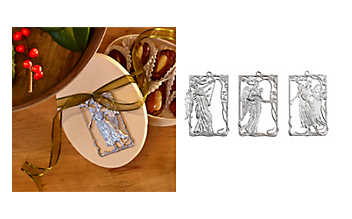 Zinn-Anhänger Jugendstil-Engel Zinn-Anhänger Jugendstil-Engel