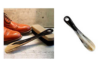 Handgearbeiteter Schuhlöffel aus Horn Schuhlöffel aus Horn