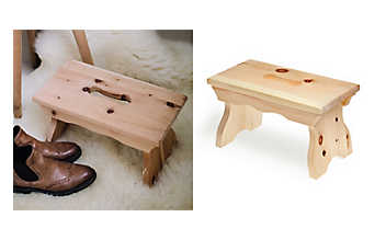 Holzschemel aus Alpenzirbe Holzschemel aus Alpenzirbe
