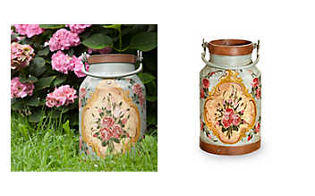 Original Milchkanne mit Bauernmalerei Milchkanne mit Bauernmalerei