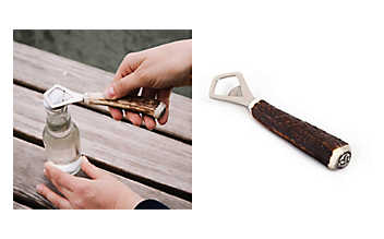 Flaschenöffner mit Hirschhorn Flaschenöffner mit Horn