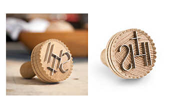 Großer Brotstempel aus Eichenholz Brotstempel aus Eichenholz