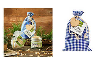 Geschenk-Set Wohlfühlen mit Zirbe Geschenk-Set Zirbenpeeling